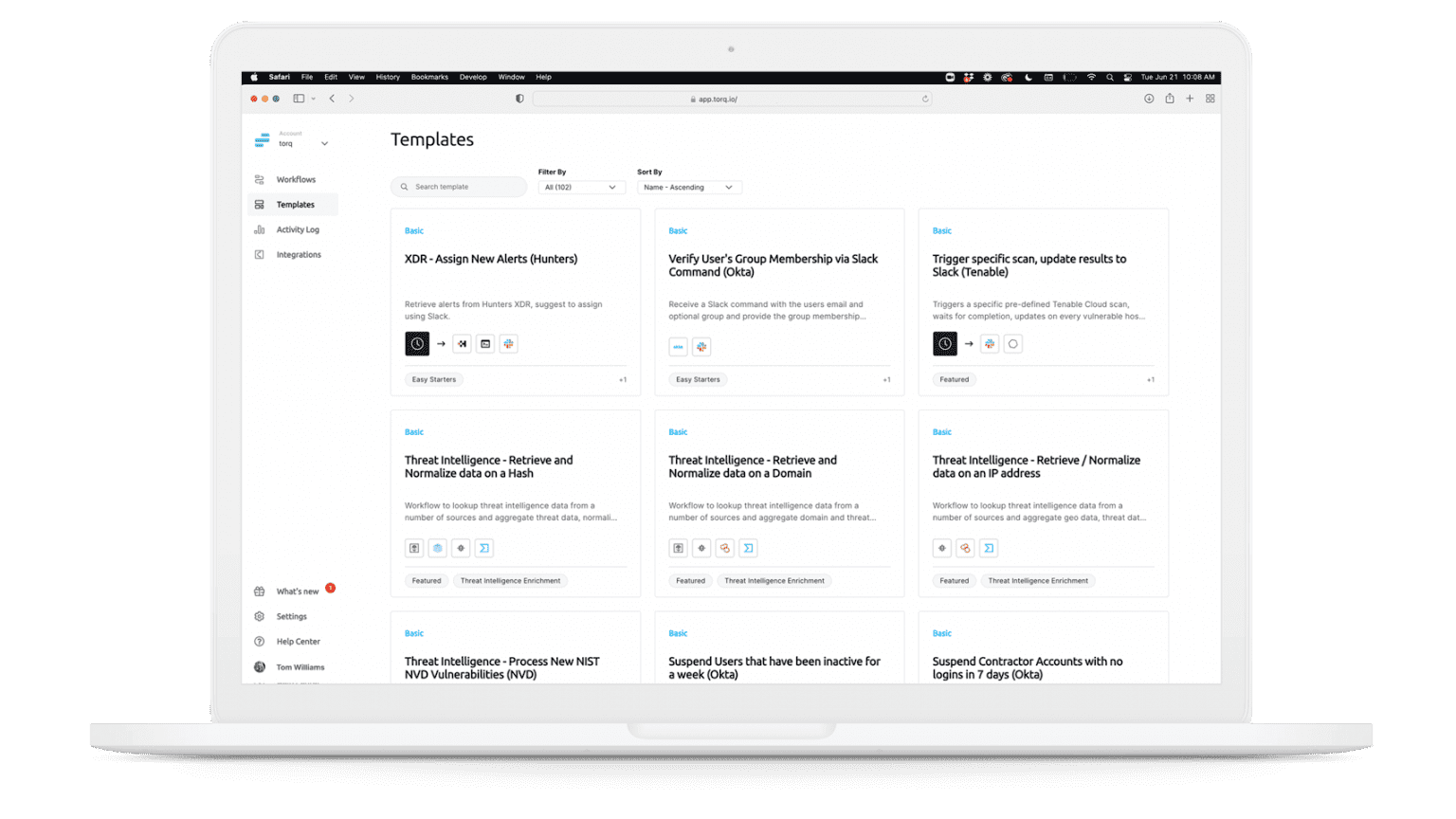 Torq Events Templates Maximize Security and Deliver Best Practice Workflows | Torq