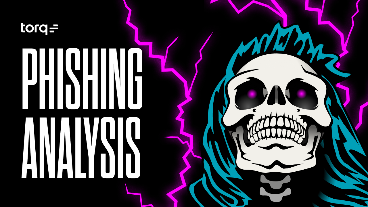 Phishing analysis automation workflow with Torq