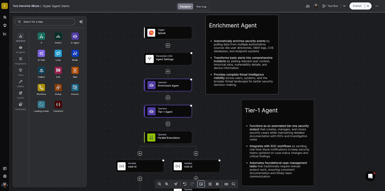 Example Case Lifecycle in Torq