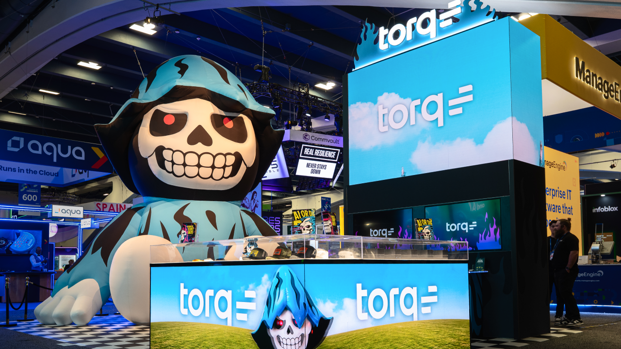 Torq booth and AI SOC demo at RSAC 2026