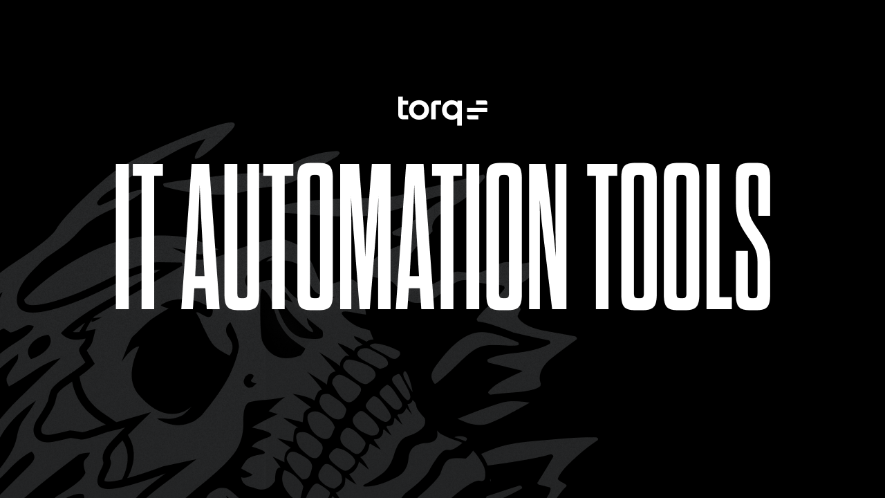 : IT automation tools dashboard showing workflow automation across IT operations systems