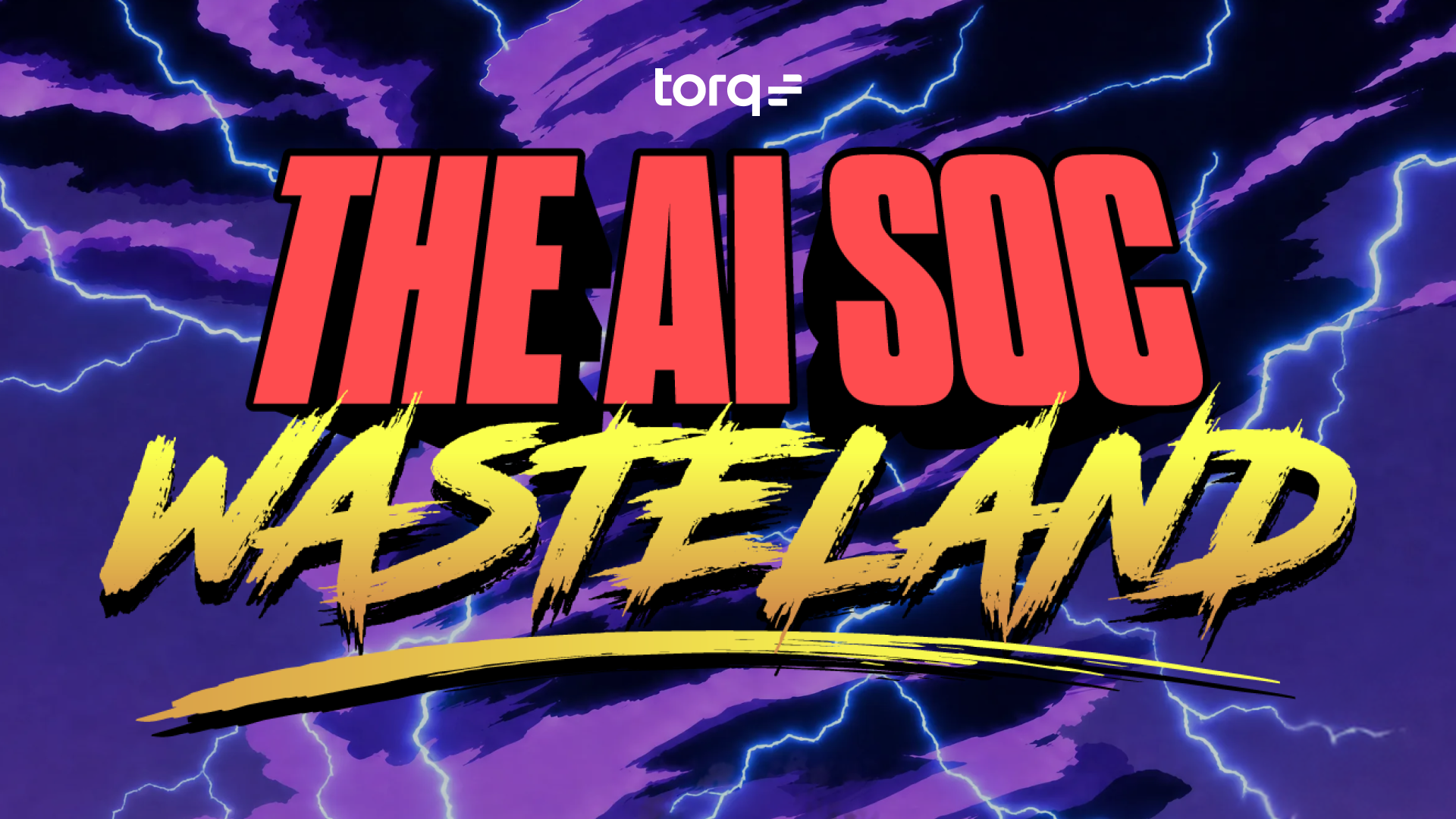 Comic-style illustration of the AI SOC Apocalypse and the SOC analyst wasteland