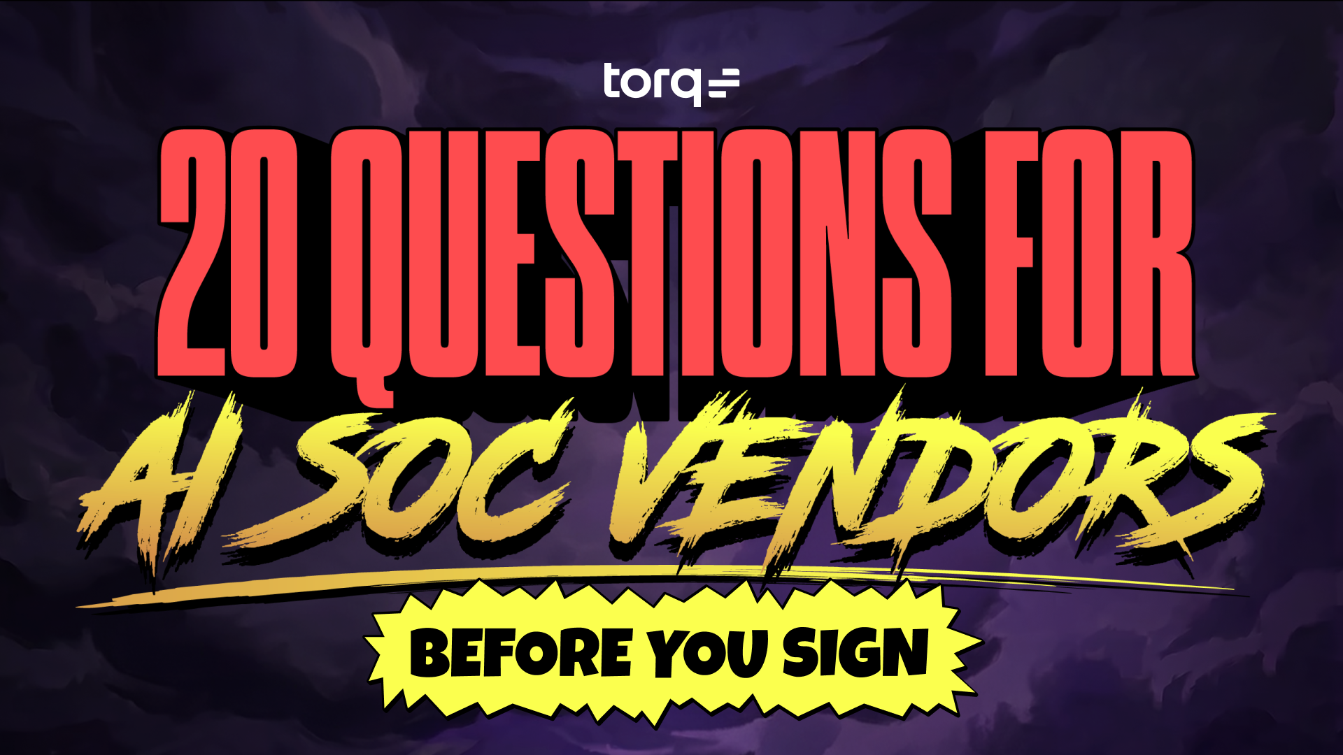 A security leader's checklist of questions to ask AI SOC vendors in the AI SOC apocalypse